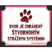 Tabuľka - štvornohý strážny systém